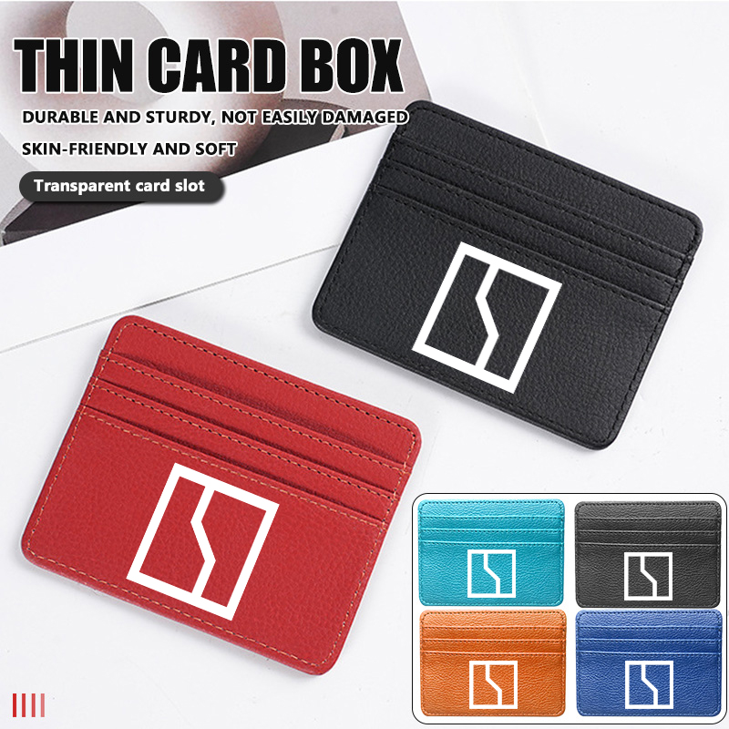 Money Clip Slim - Leather Slim Wallet Money Clip Credit