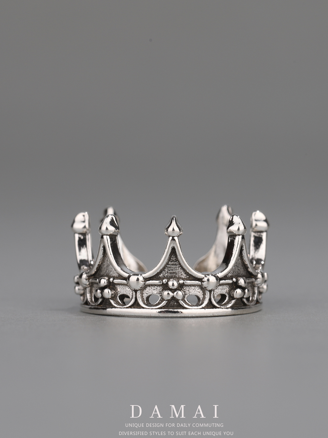 Mens Accessories Style - DAMAI Gothic Style Adjustable Open Crown