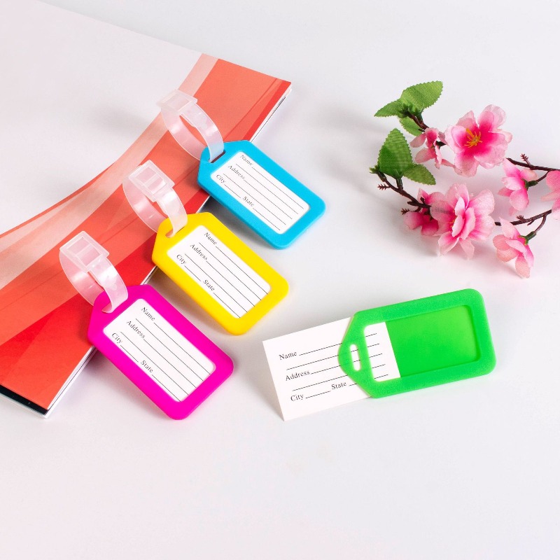 Men'S Accessories Holder - 5PCS Luggage Tag Boarding Shipping Plastic