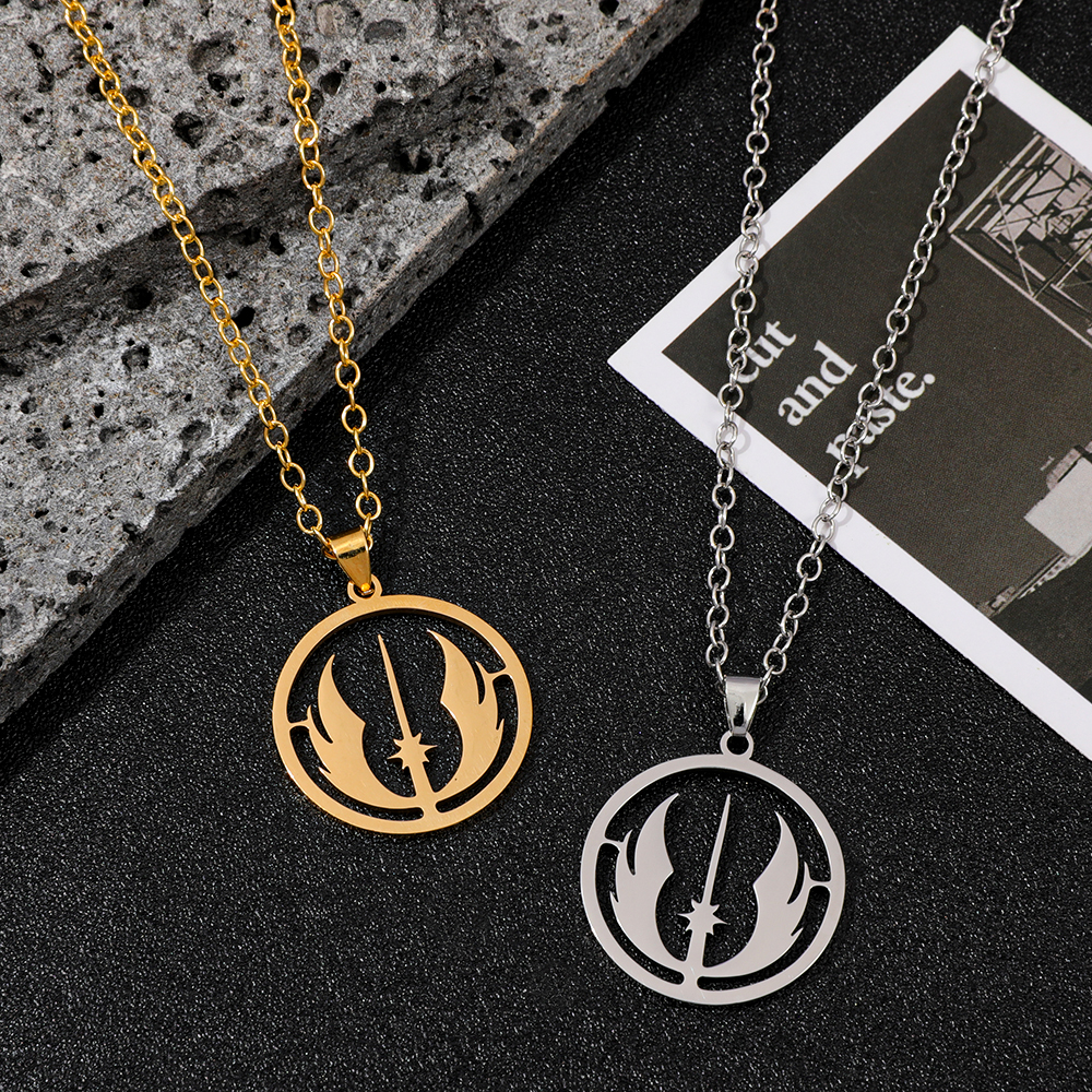 Men'S Accessories And Jewelry - Jedi Order Logo Necklace Fashion Stainless
