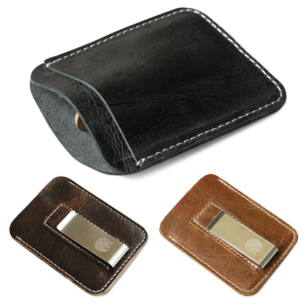 Money Clip Slim - 2024 Leather Genuine Leather Money Clip