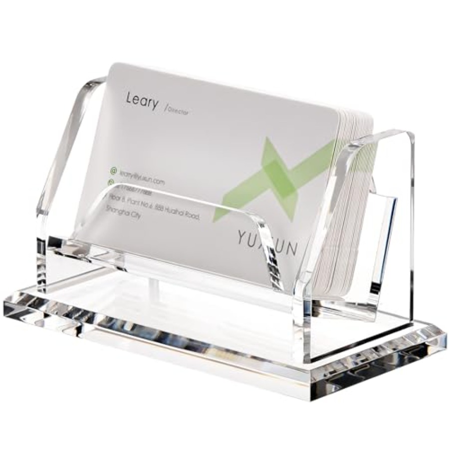 Men'S Accessories Holder - Business Card Holder for Desk, Acrylic