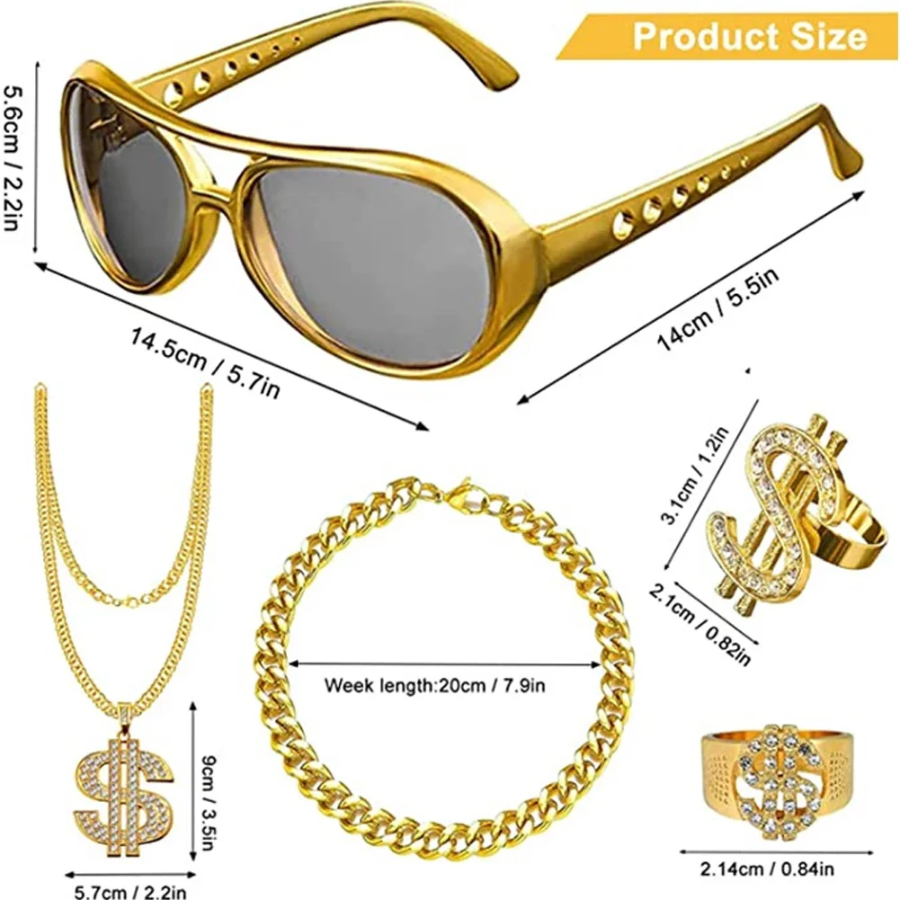 80s 90s Costume Outfit Set Men - огляд і ціна Men'S Accessories In The 80S