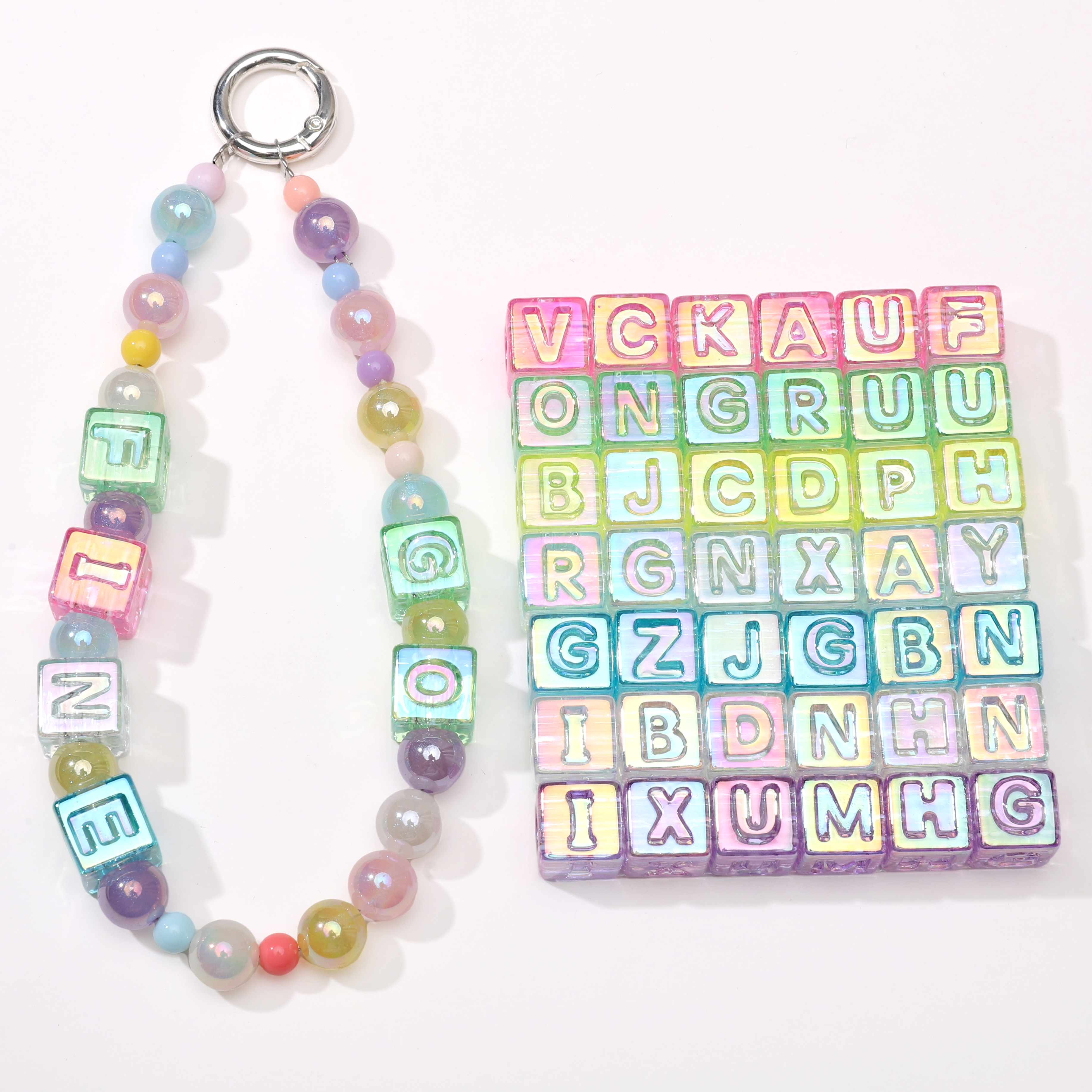 10Pcs beading Colorful Clear L - огляд і ціна Men Accessories Earrings