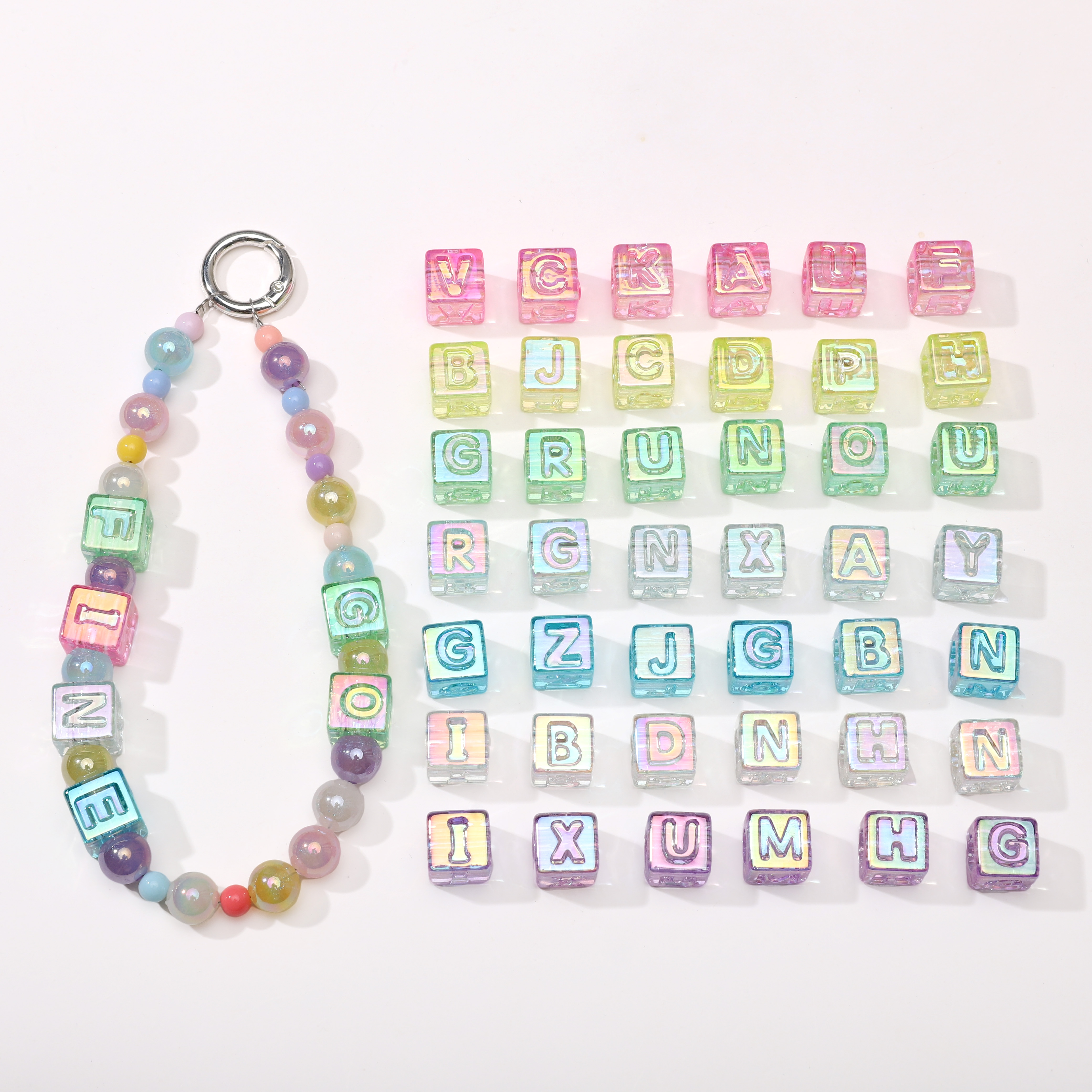 10Pcs beading Colorful Clear L - огляд і ціна Men Accessories Earrings