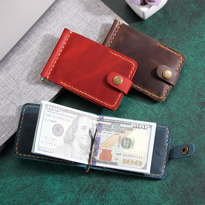 Crazy Horse Leather Money Clip - огляд і ціна Money Clip Slim