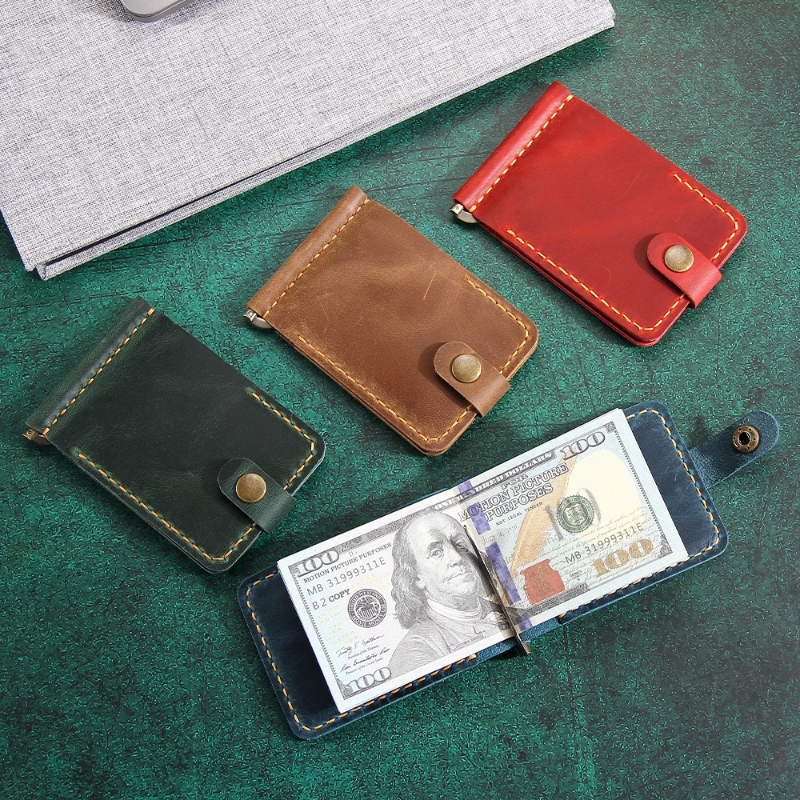 Crazy Horse Leather Money Clip - огляд і ціна Money Clip Slim