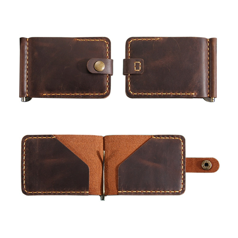 Crazy Horse Leather Money Clip - огляд і ціна Money Clip Slim
