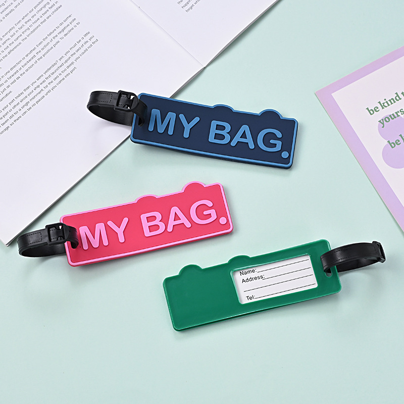 1PC women men cute Luggage Tag - огляд і ціна Men'S Accessories Holder