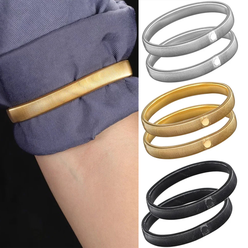 2Pcs Elastic Shirt Sleeve Hold - огляд і ціна Men'S Accessories Holder