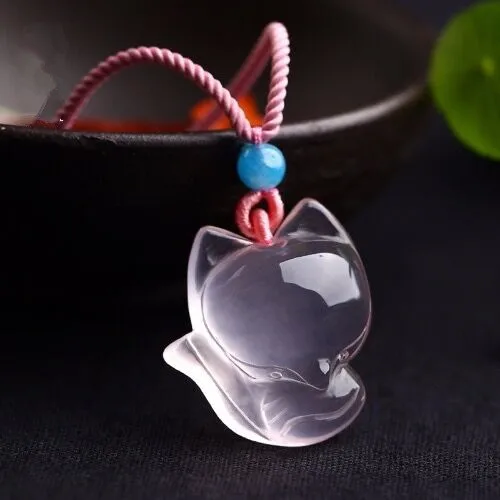1PC Natural Pink Chalcedony ag - огляд і ціна Men Accessories Chain