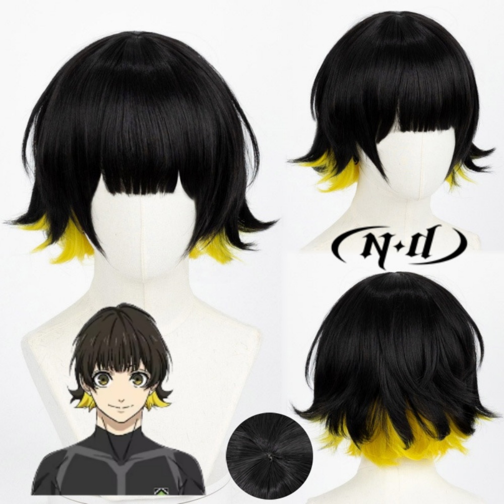ND Cosplay Wigs BLUE Anime LOC - огляд і ціна Men'S Yellow Accessories