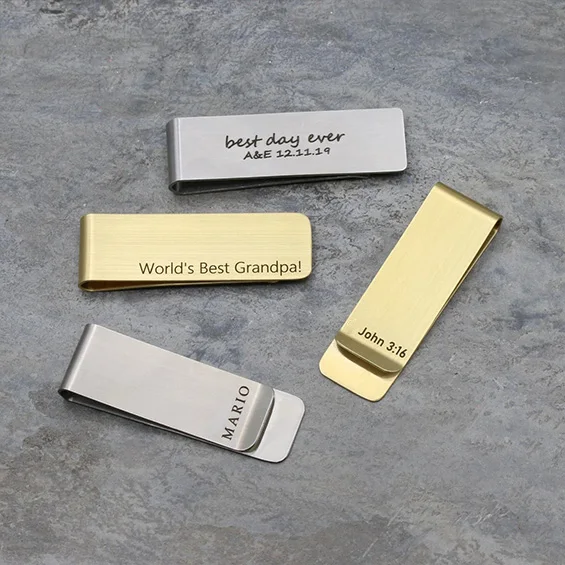 Personalized Money Clip Engrav - огляд і ціна Money Clip Slim