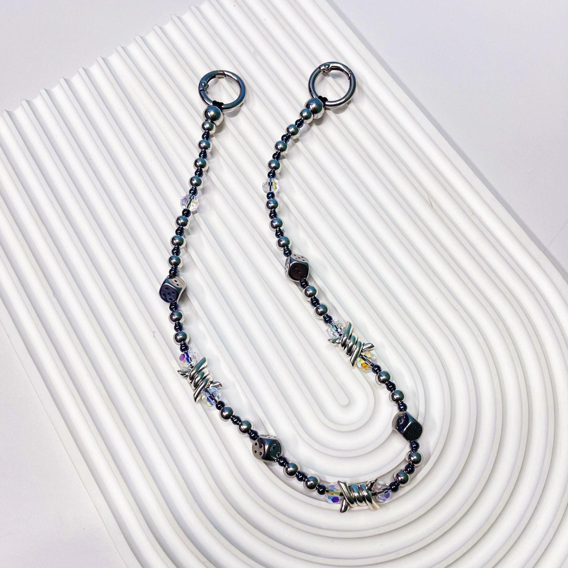 HERLOOK Cool Punk Dice Metal B - огляд і ціна Men Accessories Chain