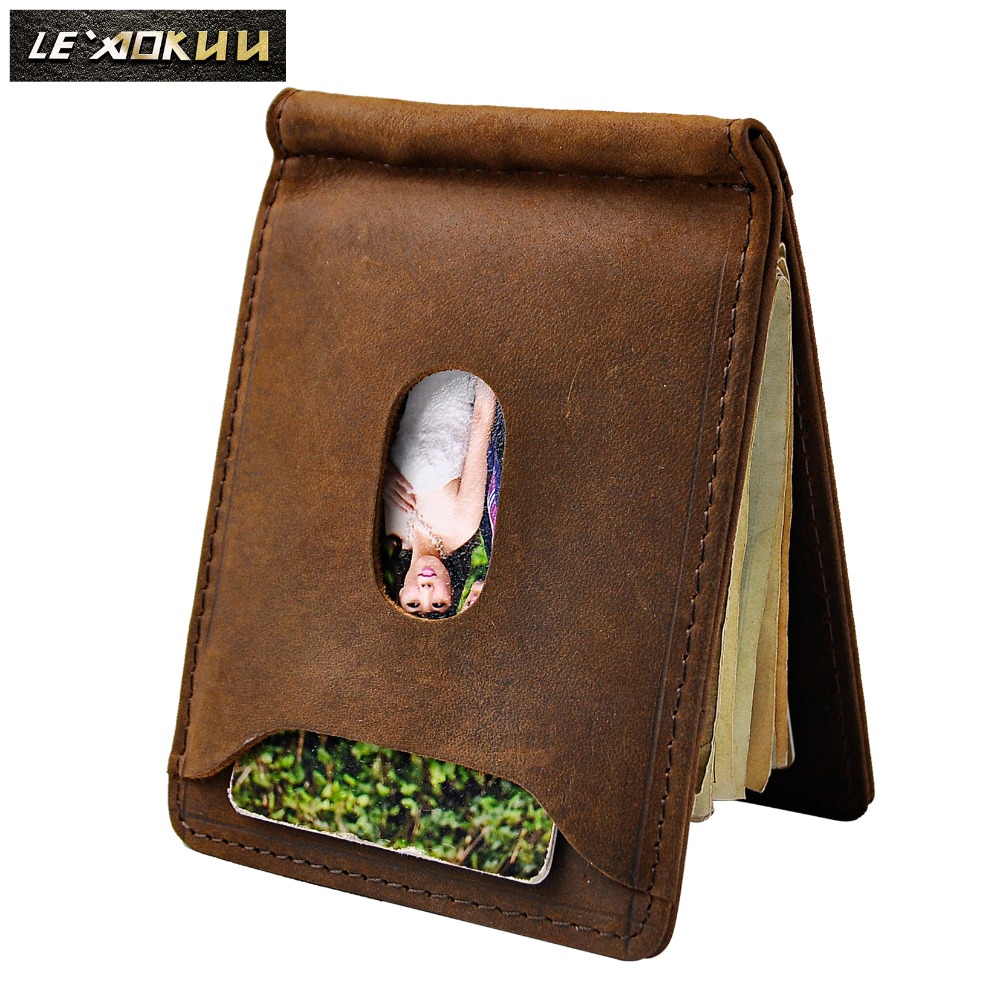 Quality Leather Men Magnetic M - огляд і ціна Money Clip Slim