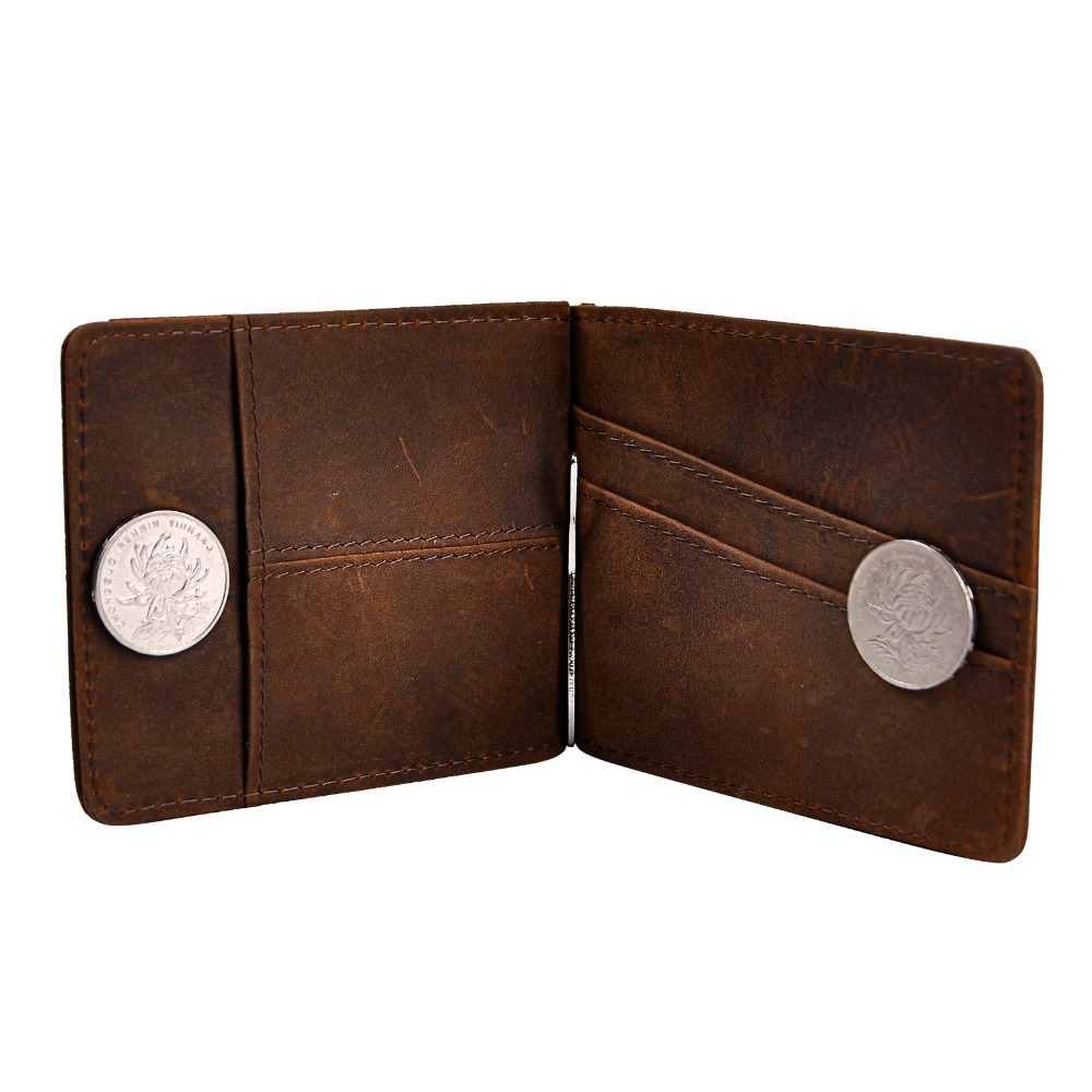 Quality Leather Men Magnetic M - огляд і ціна Money Clip Slim
