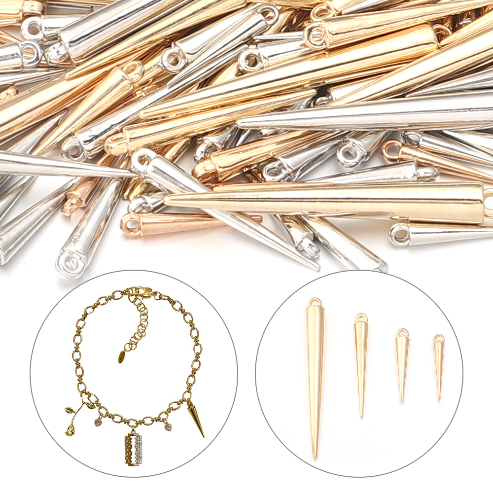 50-200pcs Cone Charms Pendants - огляд і ціна Men Accessories Earrings