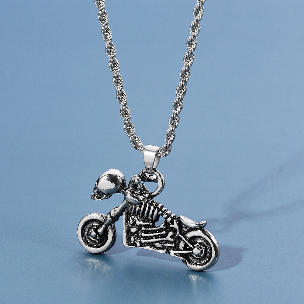 Retro Hip Hop Skeleton Motorcy - огляд і ціна Mens Accessories Style