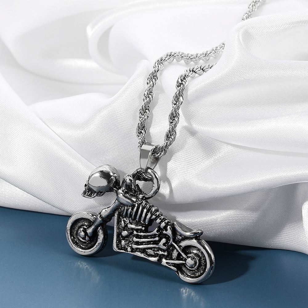 Retro Hip Hop Skeleton Motorcy - огляд і ціна Mens Accessories Style