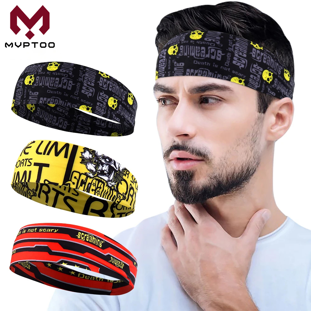 Men Women Sport Headband Skull - огляд і ціна Men'S Yoga Accessories