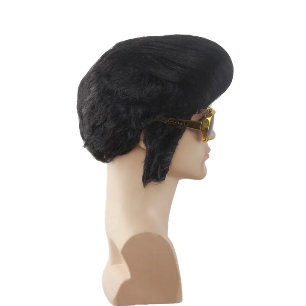 Retro Man Star Cosplay Wig Bla - огляд і ціна Men Accessories To Wear
