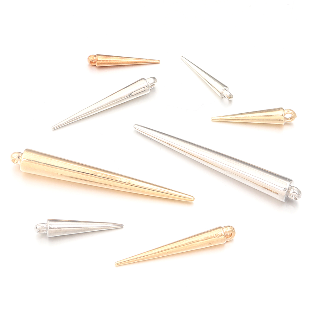 50-200pcs/lot CCB Plastic Cone - огляд і ціна Men Accessories Earrings