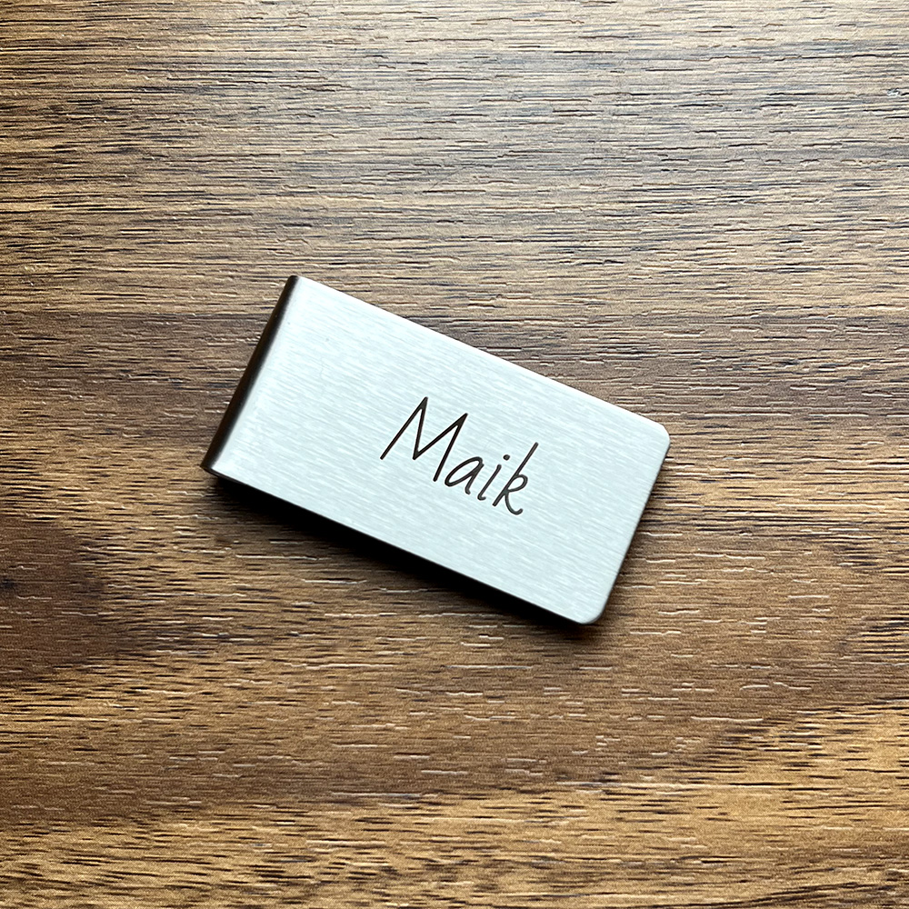 Engraved Personalized Money Cl - огляд і ціна Money Clip Slim