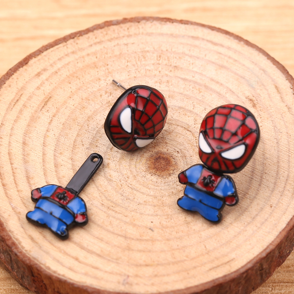 Superhero Spider Man Iron Man  - огляд і ціна Men Accessories Earrings