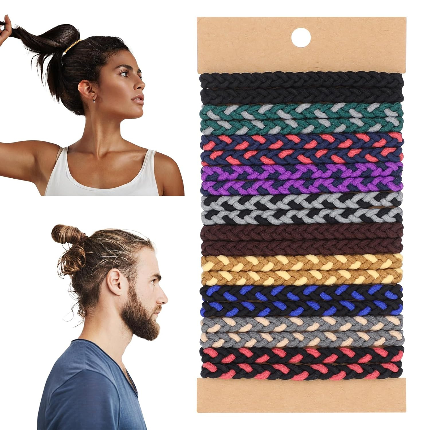 10pcs Boho Hair Ties Bracelets - огляд і ціна Men'S Accessories Holder