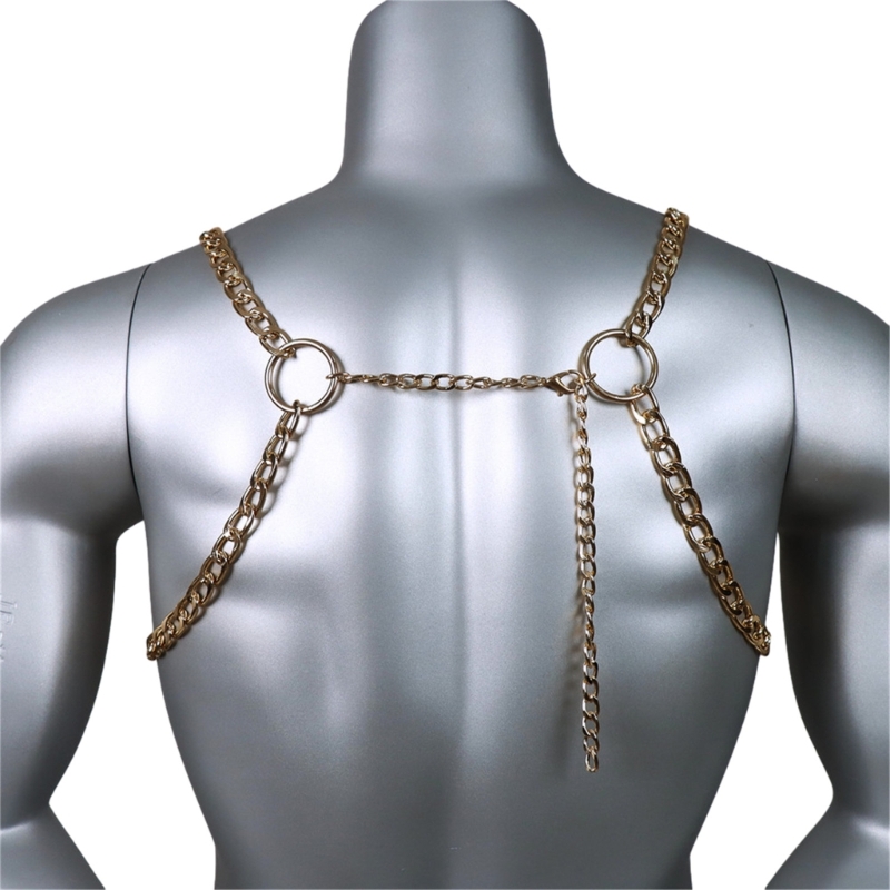 Men's Sexy Metal Body Chest Ch - огляд і ціна Men Accessories Chain