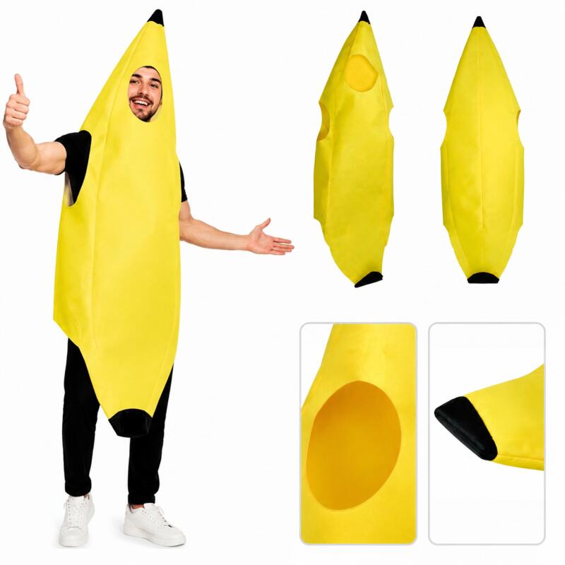 Adult Banana Costume Funny Fru - огляд і ціна Men'S Yellow Accessories