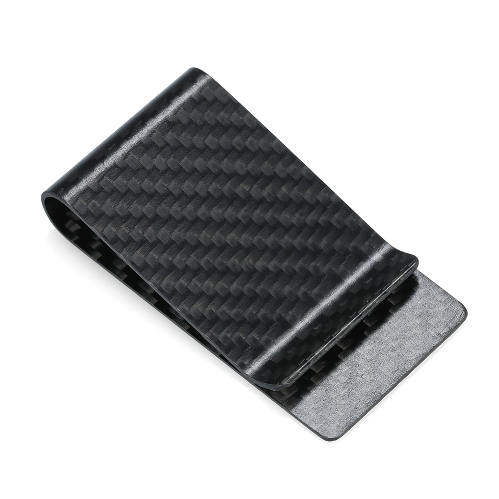 Black Carbon Fiber Wallet Mone - огляд і ціна Money Clip Slim
