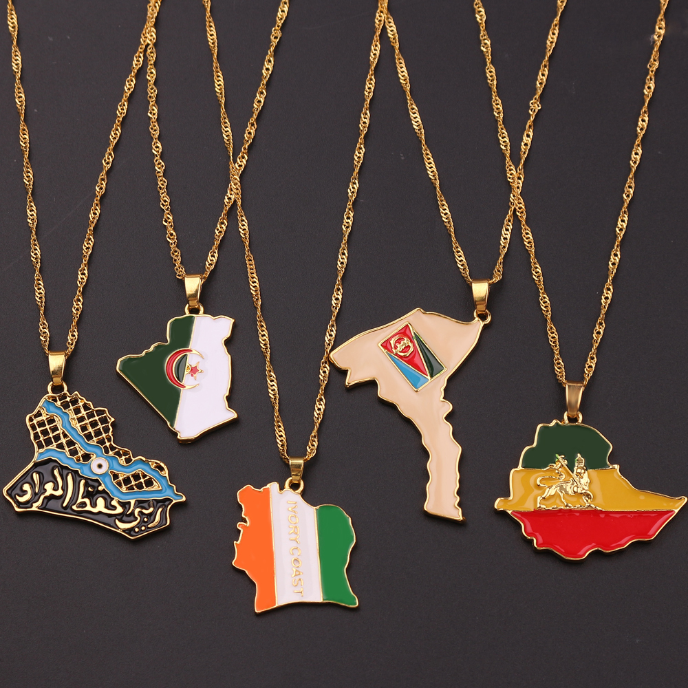 Fashion Trend World Map Neckla - огляд і ціна Men'S Accessories And Jewelry