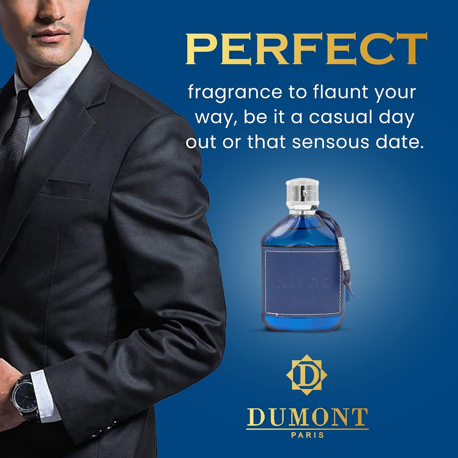 Nitro Blue Dumont Men EDP Perf - огляд і ціна Men Accessories To Wear