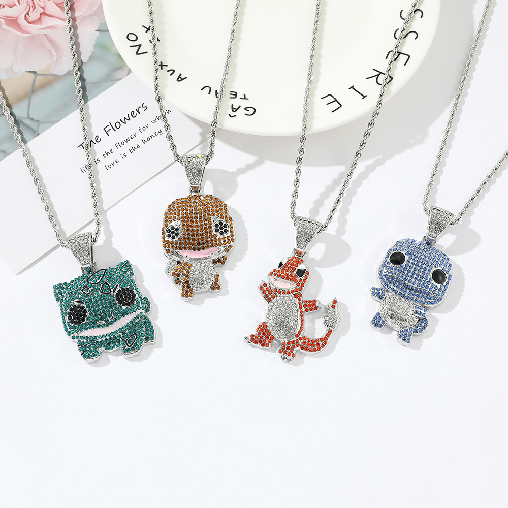Diamond Studded Squirtle Neckl - огляд і ціна Men'S Accessories And Jewelry