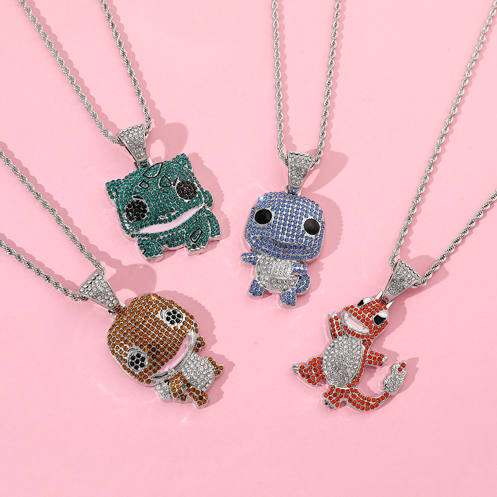 Diamond Studded Squirtle Neckl - огляд і ціна Men'S Accessories And Jewelry