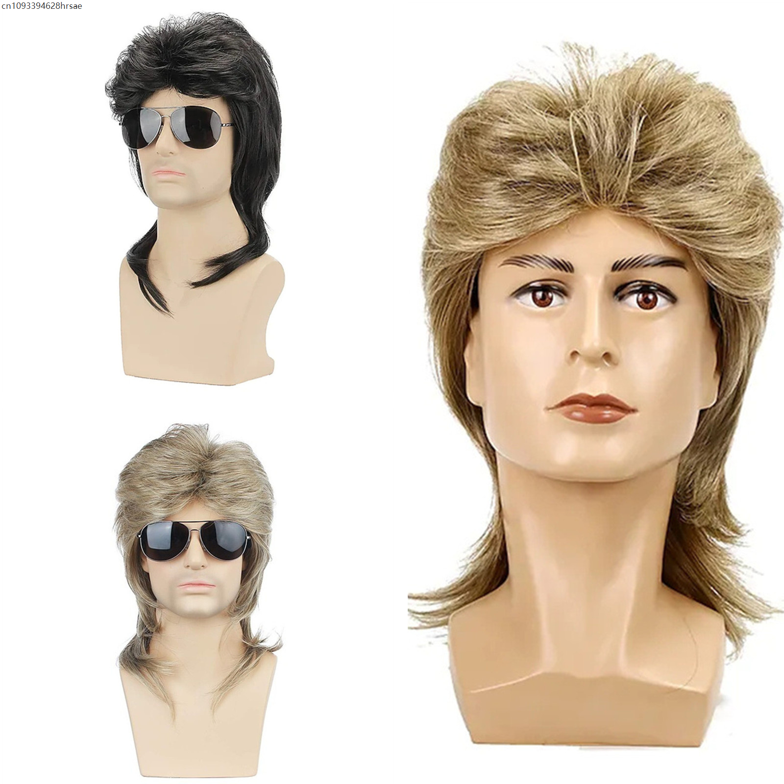 Mullet Wigs for Men 70s 80s Co - огляд і ціна Men'S Accessories In The 80S
