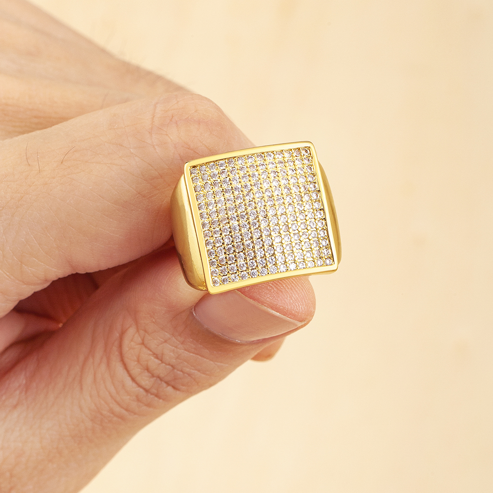 Nidin Hot Sale Punk Style Rect - огляд і ціна Men'S Accessories Jewelry Sale