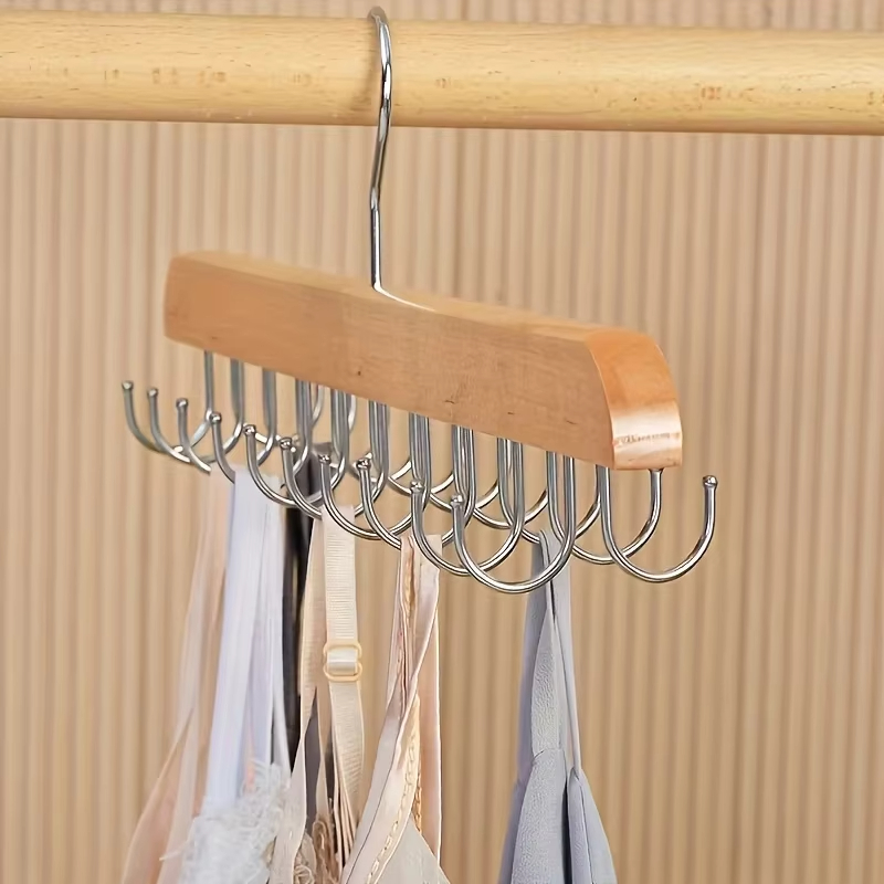 Wooden Tie Hangers Belt Rack W - огляд і ціна Men'S Accessories Wardrobe