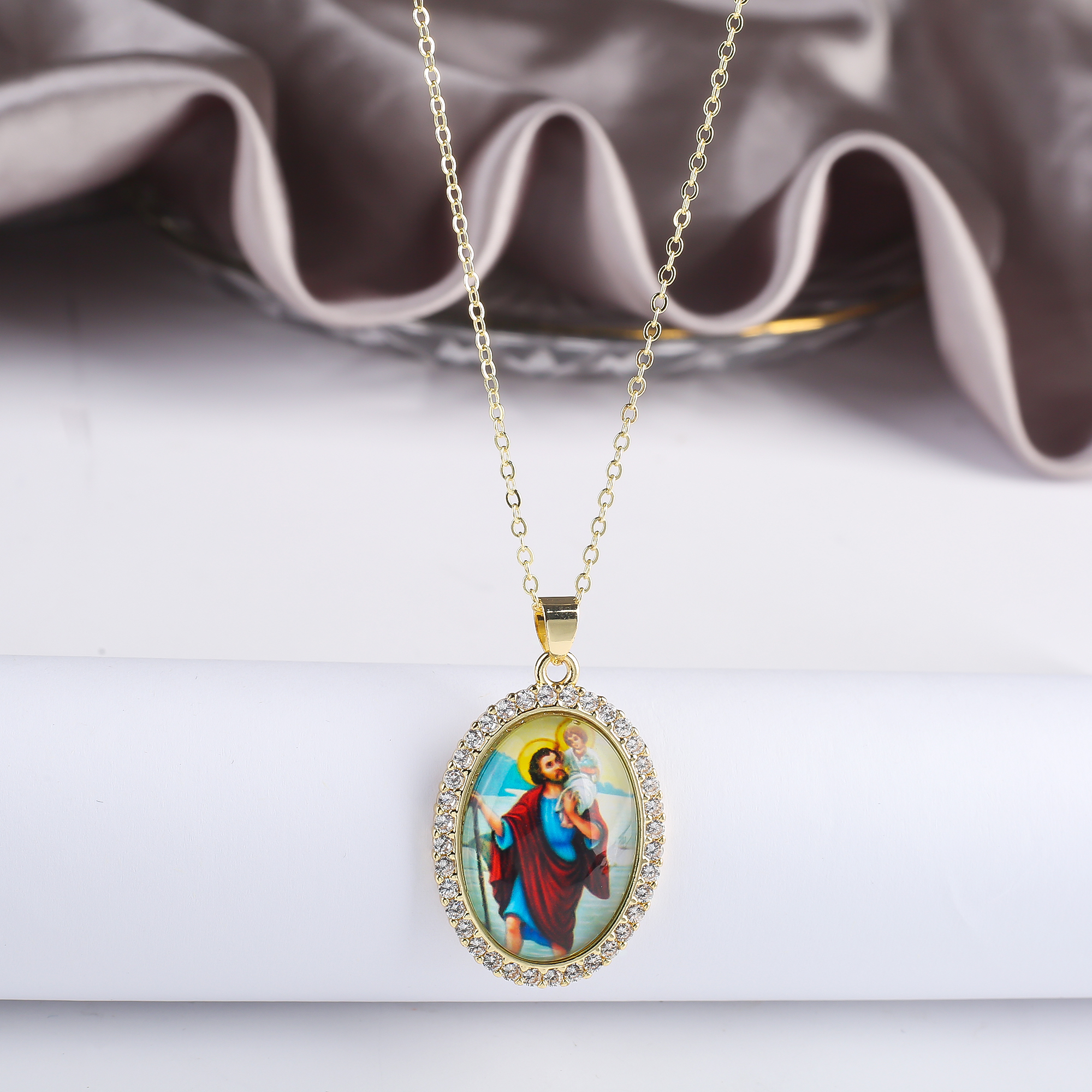 Hot Sale Virgin Mary and Child - огляд і ціна Men'S Accessories Jewelry Sale