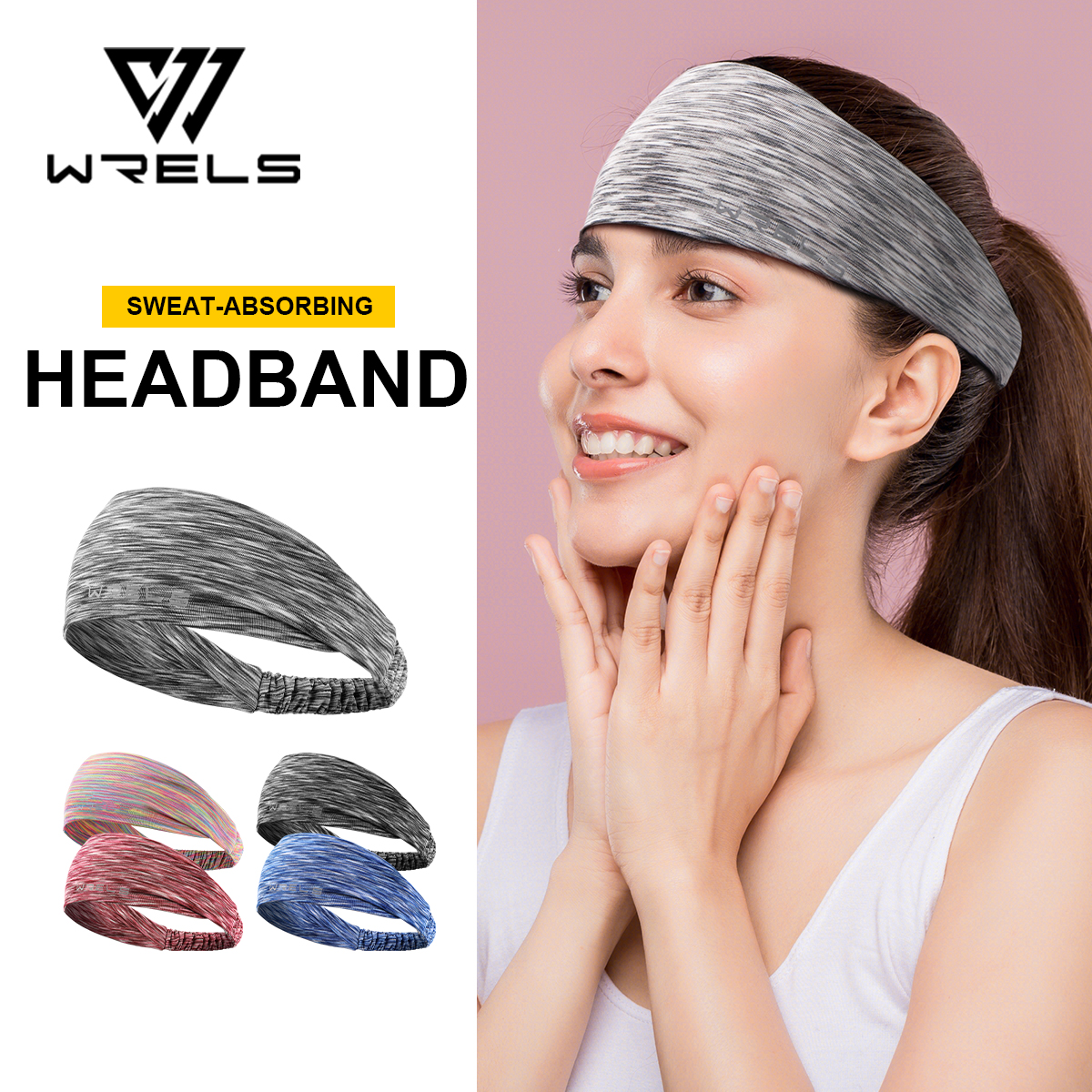 WRELS Elastic Sports Headbands - огляд і ціна Men'S Yoga Accessories