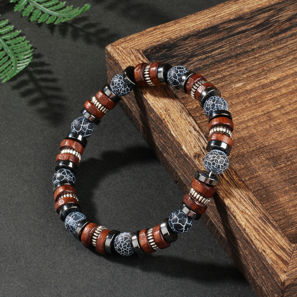 Hot Sale Men natural stone woo - огляд і ціна Men'S Accessories Jewelry Sale