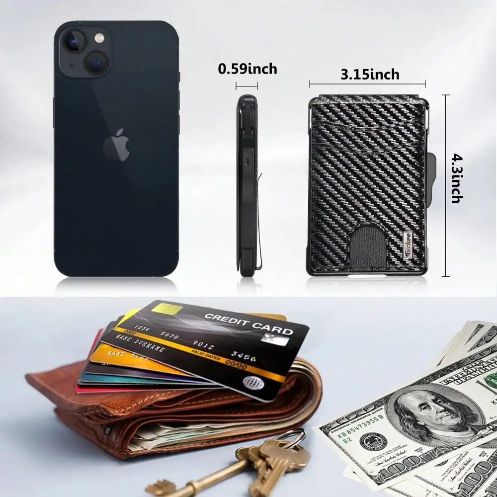 Wallet for Men, Mens Minimalis - огляд і ціна Money Clip Slim
