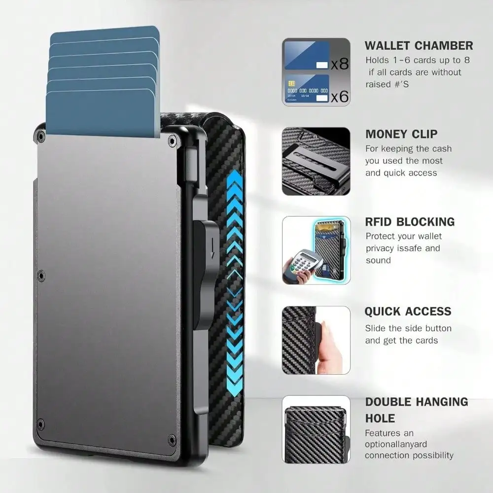 Wallet for Men, Mens Minimalis - огляд і ціна Money Clip Slim