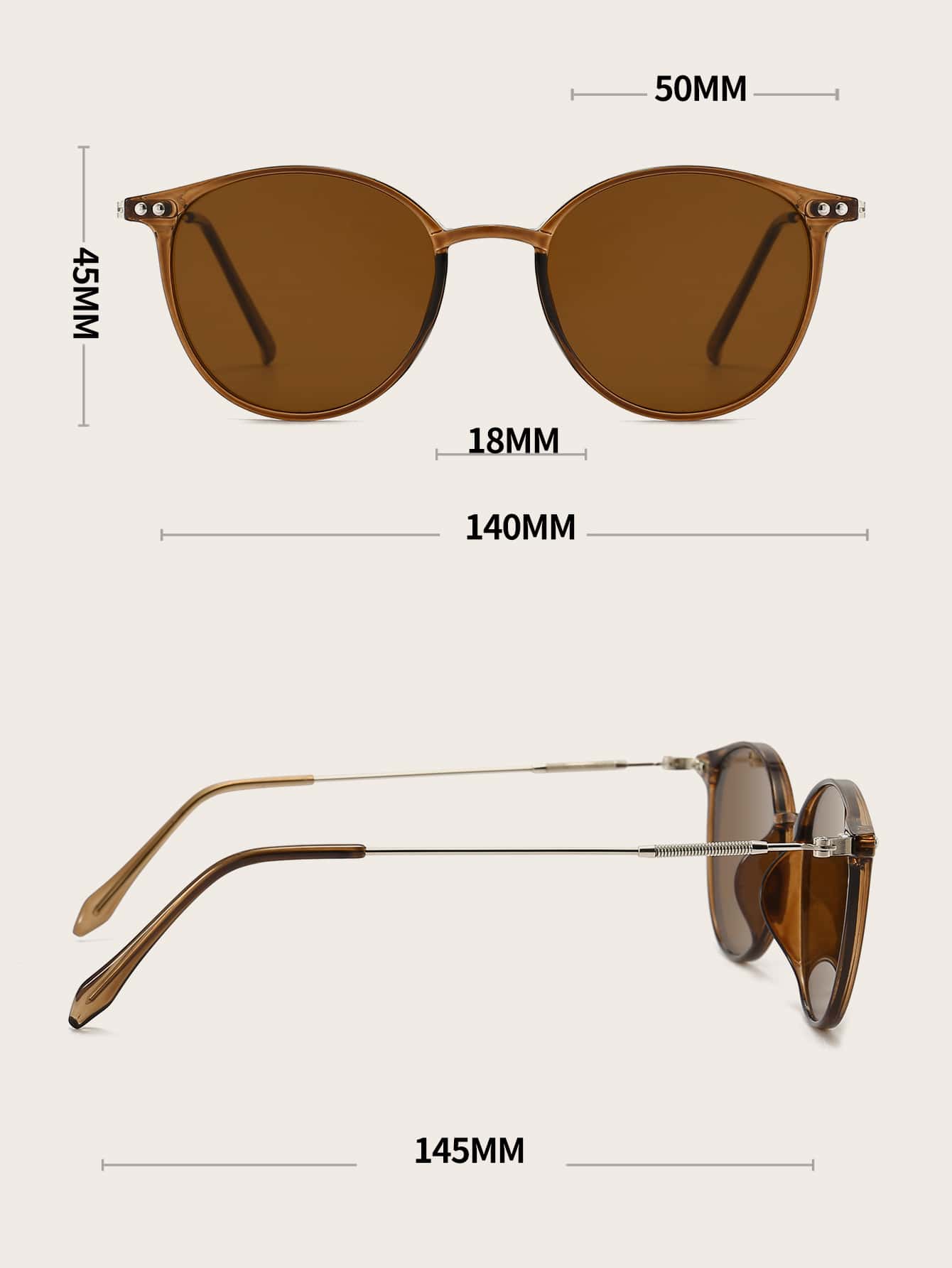 Vintage Round Tinted Sunglasse - огляд і ціна Mens Accessories Style