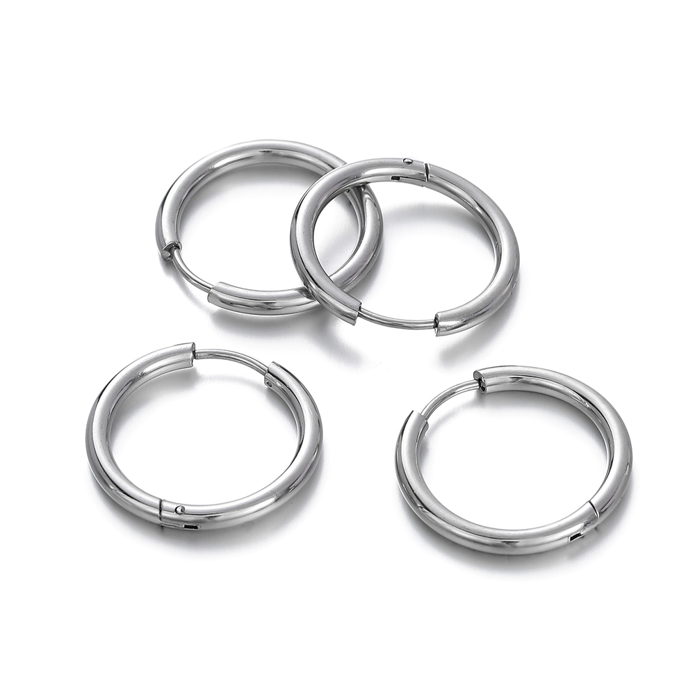 2 pcs 8/10/12/14/16/18mm Stain - огляд і ціна Men Accessories Earrings