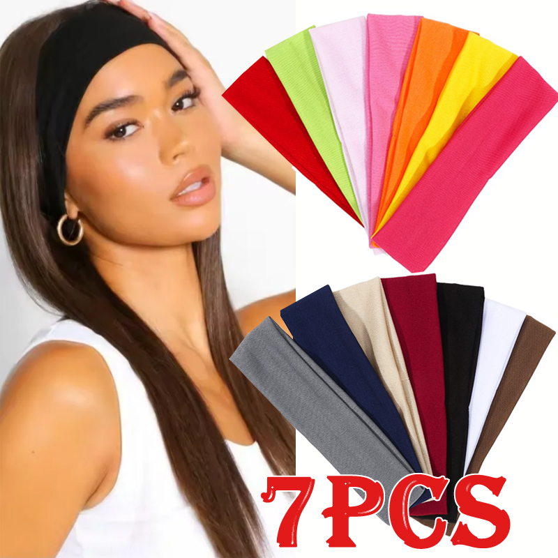 7Pcs/Pack Elastic Hair Bands Y - огляд і ціна Men'S Yoga Accessories